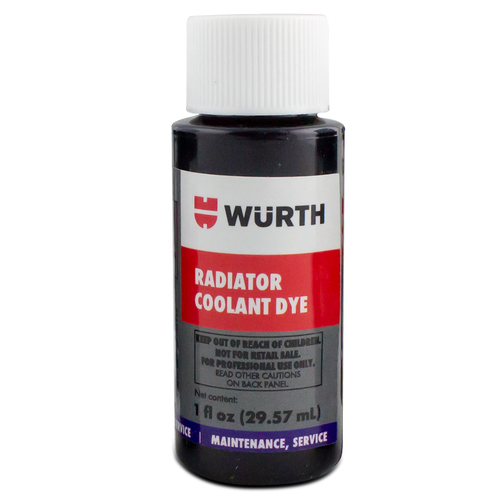 Radiator Coolant Dye with Labels 1 Oz