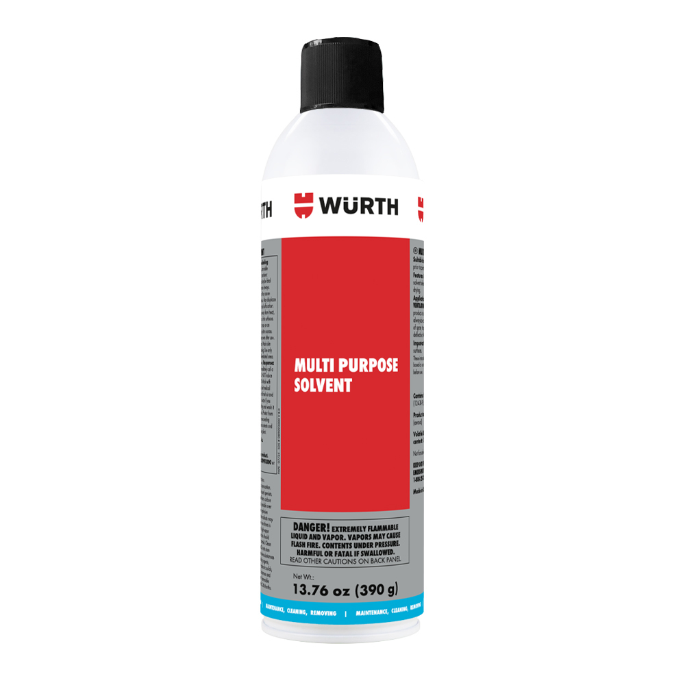 Multi Purpose Solvent aerosol can net 13.76 oz. | Wurth USA