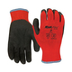 NSI Ruf-flex® 2 Black Latex Palm Coated Red Work Gloves, Xlarge
