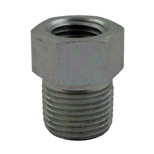 Steel Adapter Bushing - 3/8 Inch Male Pipe Thread (MPT) 1/4 Inch Female Pipe Thread (FPT)