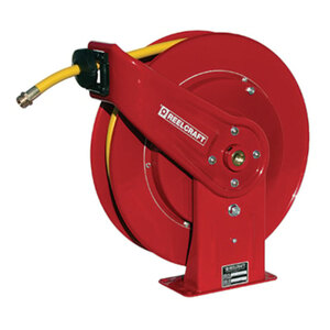Reelcraft® 1/2" x 50' Spring Driven Garden Hose Reel for Water With Hose300 psi