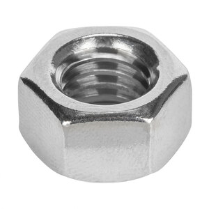 10-24 Hex Machine Screw Nut - Standard - DIN 555 - 316 Stainless Steel