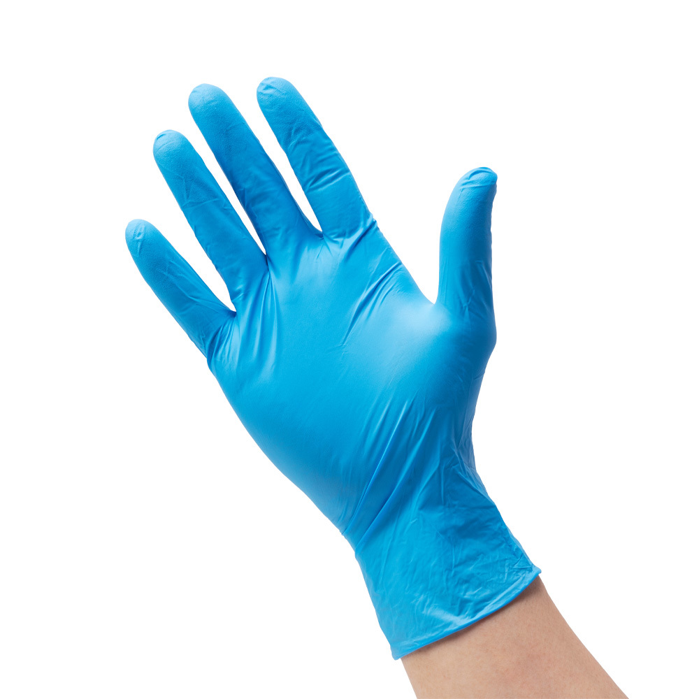 Blue Nitrile Gloves - (100 Gloves/Box) - L