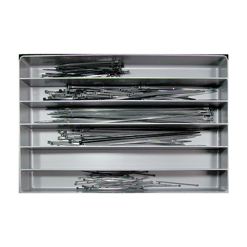 Large Box With Cable Tie Insert For Organizational System