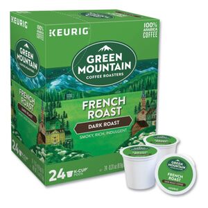 Green Mountain Coffee French Roast Coffee K-Cups, 96/Carton
