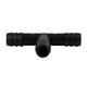 Vacuum Connector T Plastic 3/8