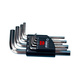 ZEBRA Allen Key Assortment with Plastic Holder - Short (9 Pieces - 1.5mm, 2mm, 2.5mm, 3mm, 4mm, 5mm, 6mm, 8mm, and 10mm)