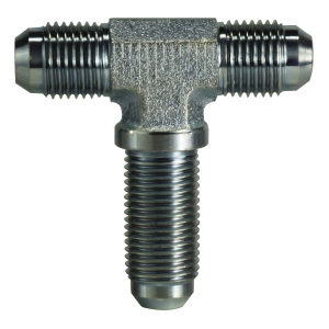 JIC BULKHEAD BRANCH TEE- 1/4 JIC X 1/4 JIC