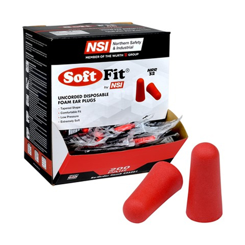 NSI SOFT FIT UNCORDED 200PR/BX NRR32 RD