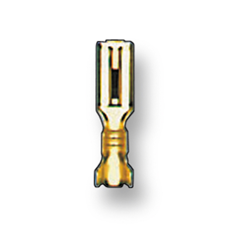 Female Spade Connector with Tab NonInsulated Gauge18 Universal