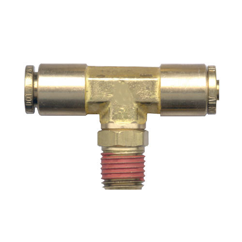 Brass PushToConnect DOT Air Brake Nylon Tubing Tee Ends Swivel