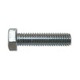 Standard Hex Tap Bolt - Clear Zinc Plated - Grade 2 - Coarse (USS) - 1/4 Inch x 1 1/2 Inch