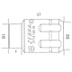 ZEBRA Pass-Through Ratchet - Powerdriv® Hexagon Socket - 17mm