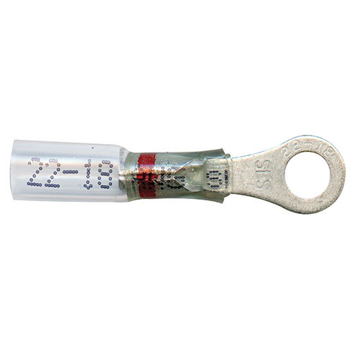OptiClear Crimp/Seal #10 Stud Ring Terminal 22-18 AWG