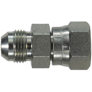 JIC TO FEMALE FLAT FACE SWIVEL- 3/8 MJIC X 3/8