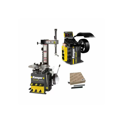 (1) R745 Tire Machine + (1) DST30P Tire Balancer + (1 of each) Black &Silver Adhesive Wheel Weights / LOW VOLTAGE