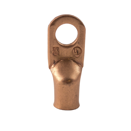 3/0GA, 1/2 Unplated Cop Standard Lugs