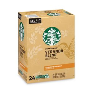 Starbucks Veranda Blend Coffee K-Cups Pack, 24/Box