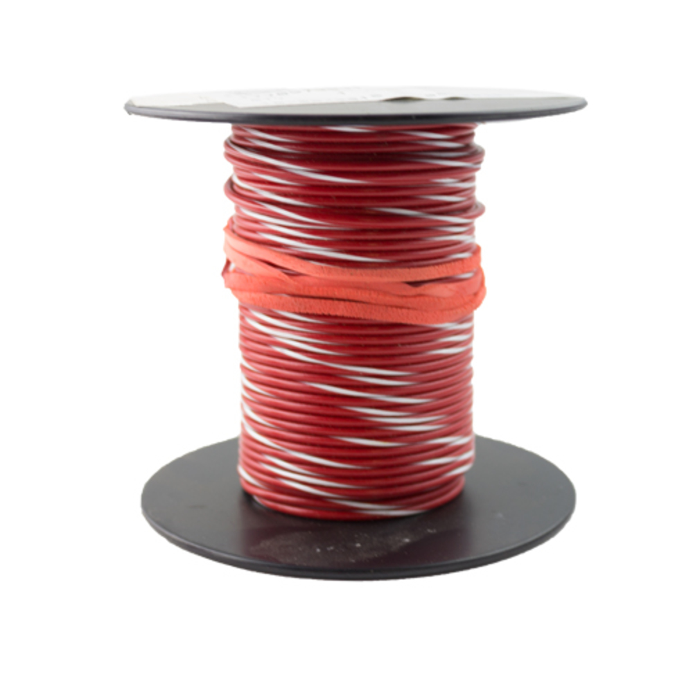 Trace Wire 22 Gauge Red/White 100 Ft Tracer Wire Wire & Cable