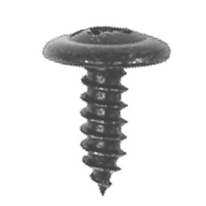 Self-Tapping Screw Phillips Washer Head Black #8