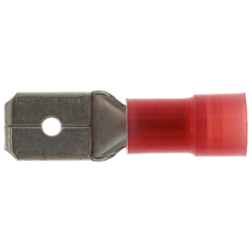 Red Male Spade Nylon 1/4