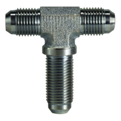 JIC BULKHEAD BRANCH TEE- 1/4 JIC X 1/4 JIC