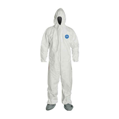 DuPont® Tyvek® 400 Hood, Boots, & Elastic Wrists Disposable Coveralls,25/Case - Medium
