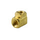 Brass Pipe - Fittings Extruded 90-Degree Elbow - 1/2 Inch Female Pipe Thread (FPT) Both Ends