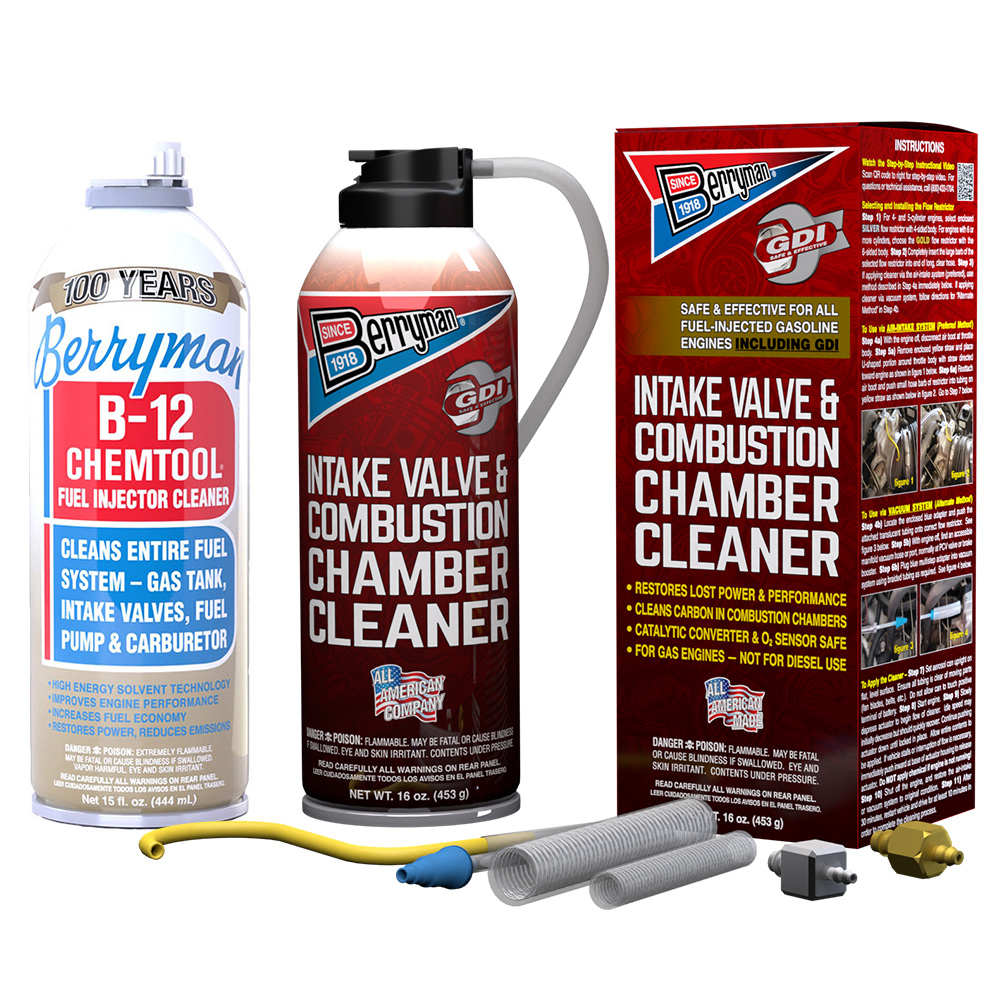 Berryman® 2 step Professional Fuel Injection Cleaning Package Engine