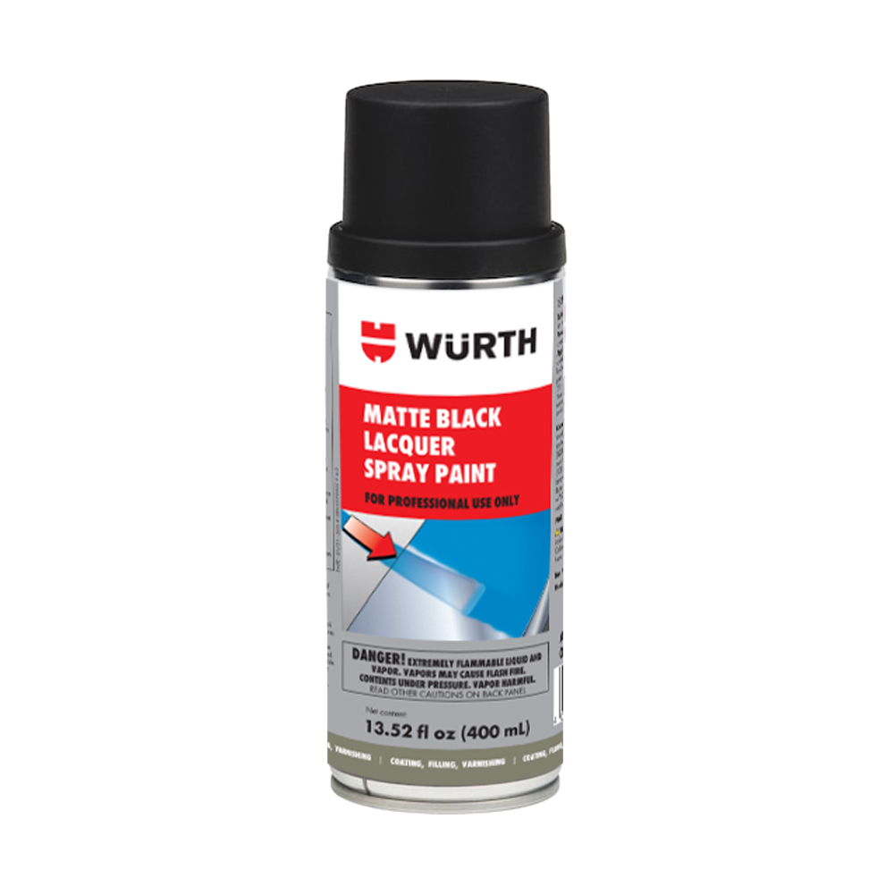 Matte Black Lacquer Spray Paint 13.52 fl oz (400 mL) | Lacquers ...