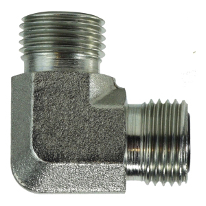 1-1/16-16 (3/4 OD) O Ring Face Seal Union Elbow 90