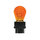 12.8/14 Volts - 26/6 Watts S8 Dual Friction Wedge Amber 2/.48 Amps #3057A Bulb