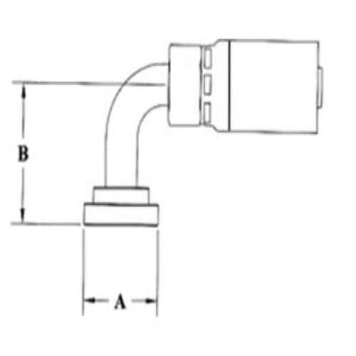 3/4 HOSE X1 CODE 61 SPLT FLANGE 90 | Wurth USA