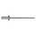 Aluminum Rivet with Plastic Cap Steel Mandrel