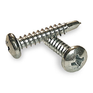 Phillips Pan Head Self-Drilling TEKS Screw Zinc 6X1/2