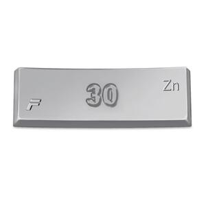 Contoured Adhesive Coated Zinc Wheel Weight 30 Gram