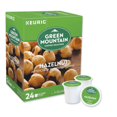 Green Mountain Coffee Hazelnut Coffee K-Cups, 24/Box