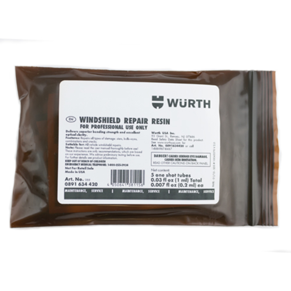 Windshield Repair Resin (One Shot) 5Pack Miscellaneous Chemical