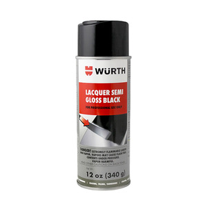 Gloss Black Lacquer Spray Paint 12 oz aerosol