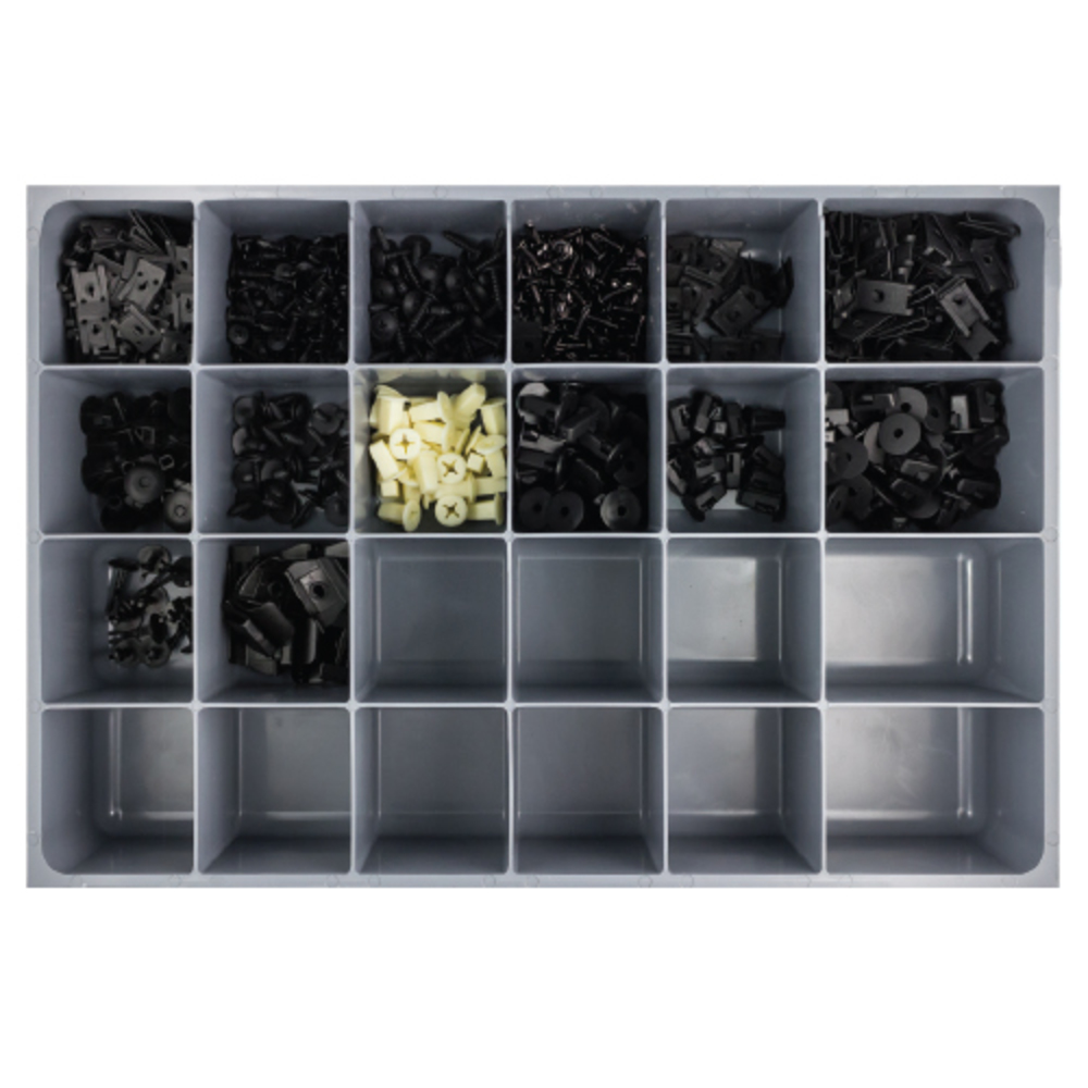 Asian Screws UNuts Grom 751PC Auto Body Clips Fasteners