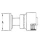 1-1/4 H X 1-1/4 CODE 61 SPLT FLANGE STRT