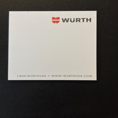 Wurth Post-It® Sticky Notes - 2.75 Inch x  2.875 Inch