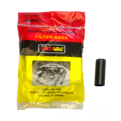 5 Disposable Bags with Adaptor Tube