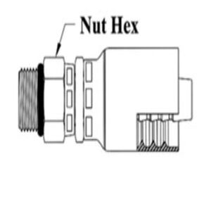 3/4" HOSE X 1-1/16X12 ORB MALE SWIVEL