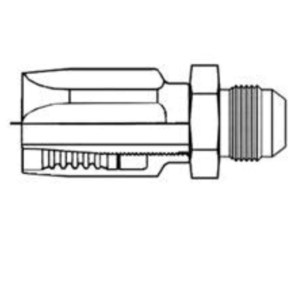 1/4 HOSE 1/2-20 JIC 37 M SLD