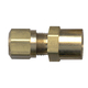 Brass DOT Air Brake Fitting - Nylon Tube Connector - 1/4 Inch Tube TO 1/8 Inch Female Pipe Thread (FPT)