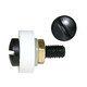 License Plate Screw 6X20 Black