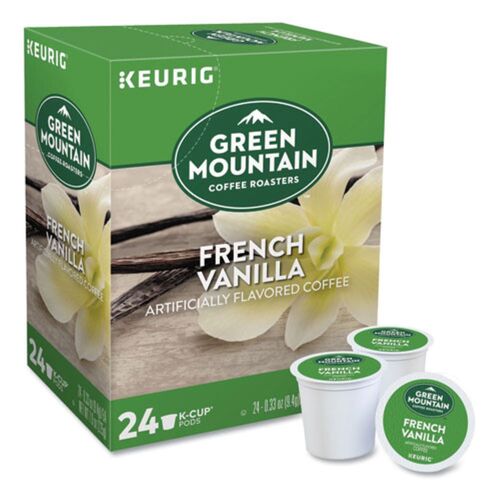 Green Mountain Coffee French Vanilla Coffee K-Cup Pods, 24/Box