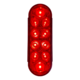Red Stop/Turn/Tail Oval 10 LEDS 6 1/2