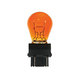 12.8/14 Volts - 26/6 Watts S8 Dual Friction Wedge Amber 2/.48 Amps #3057A Bulb